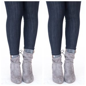 Knit Denim Jeggings